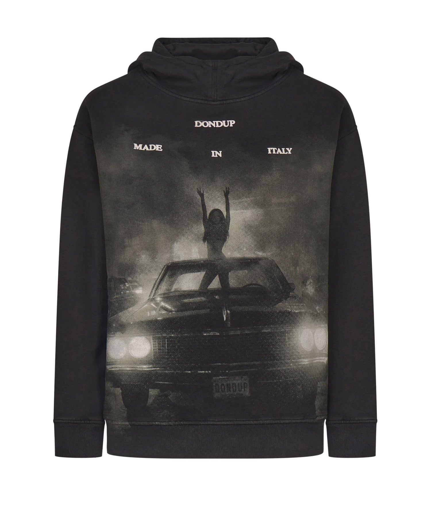 Felpa con stampa F509 KF0151DLP2999 DONDUP 