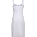 Abito corsetteria in tessuto tecnico e pizzo F63G9T GDCLQW0800 DOLCE & GABBANA 