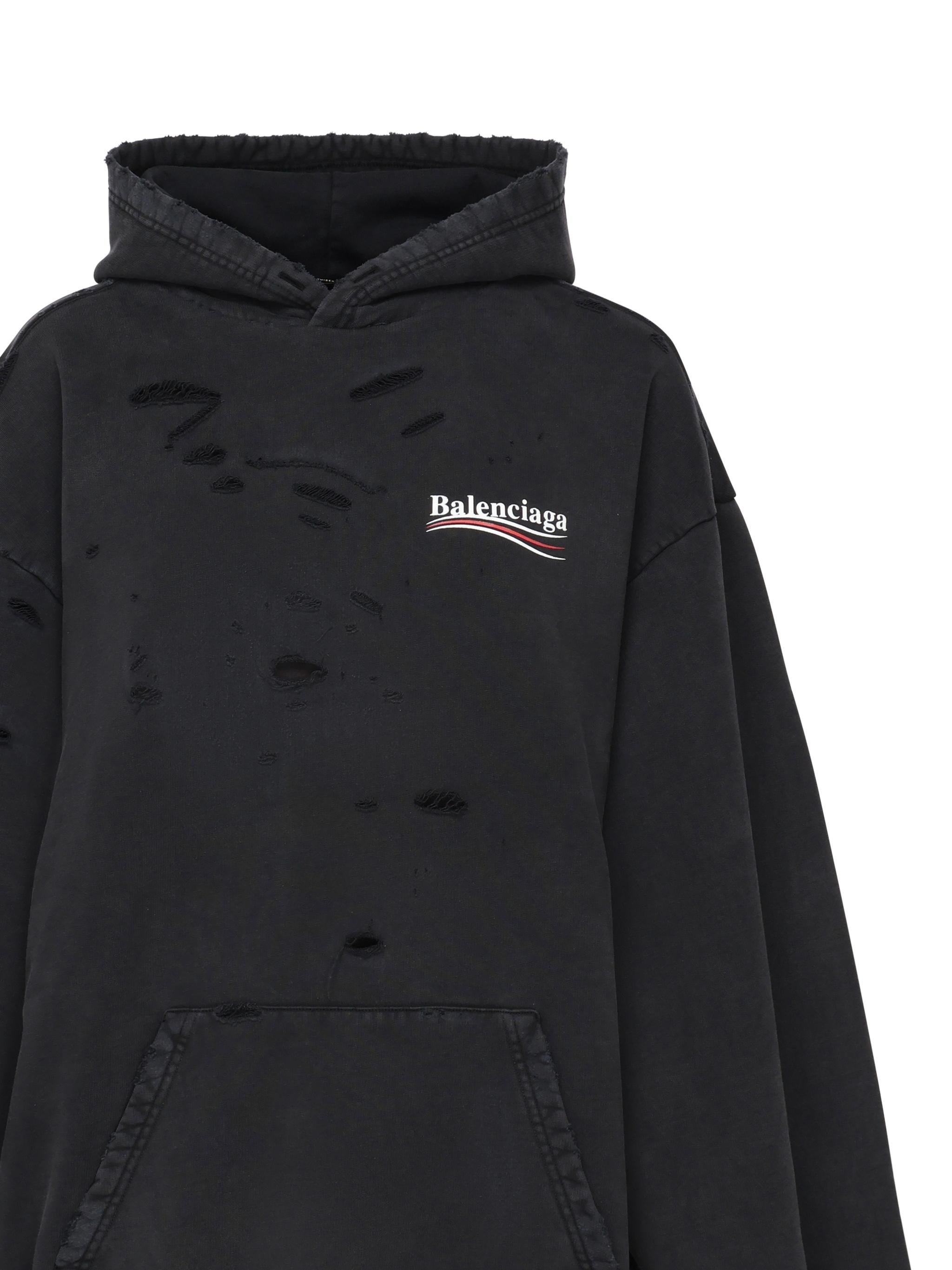 Felpa oversize in cotone 818557 TRVP99756 BALENCIAGA 