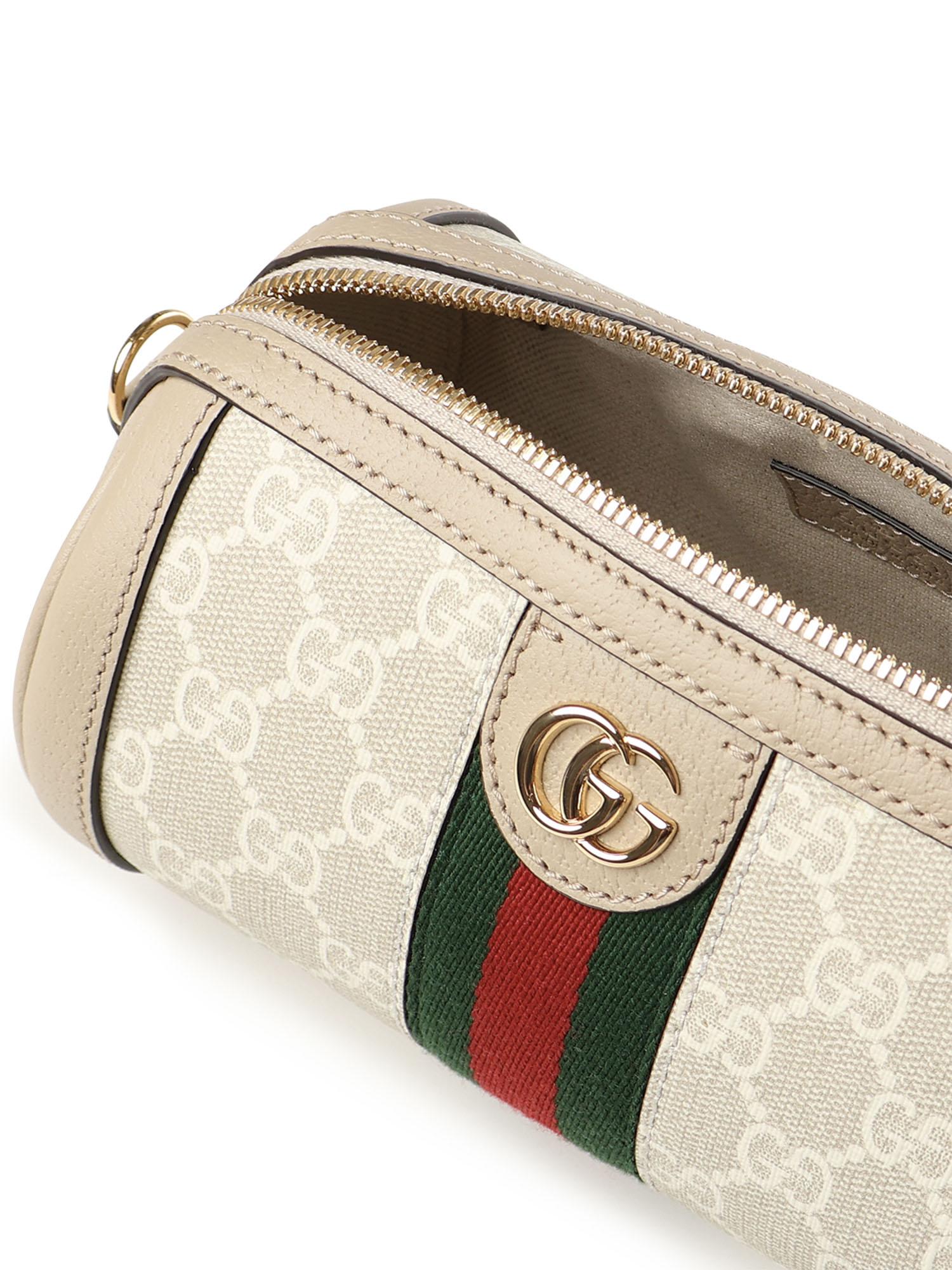 Borsa a cilindro Ophidia mini in tessuto GG 795208 UULAG9682 GUCCI 