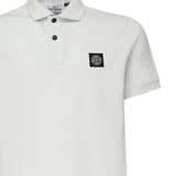 Polo in piqué stretch con patch logo K1S1522002SC S0017V0041 STONE ISLAND 