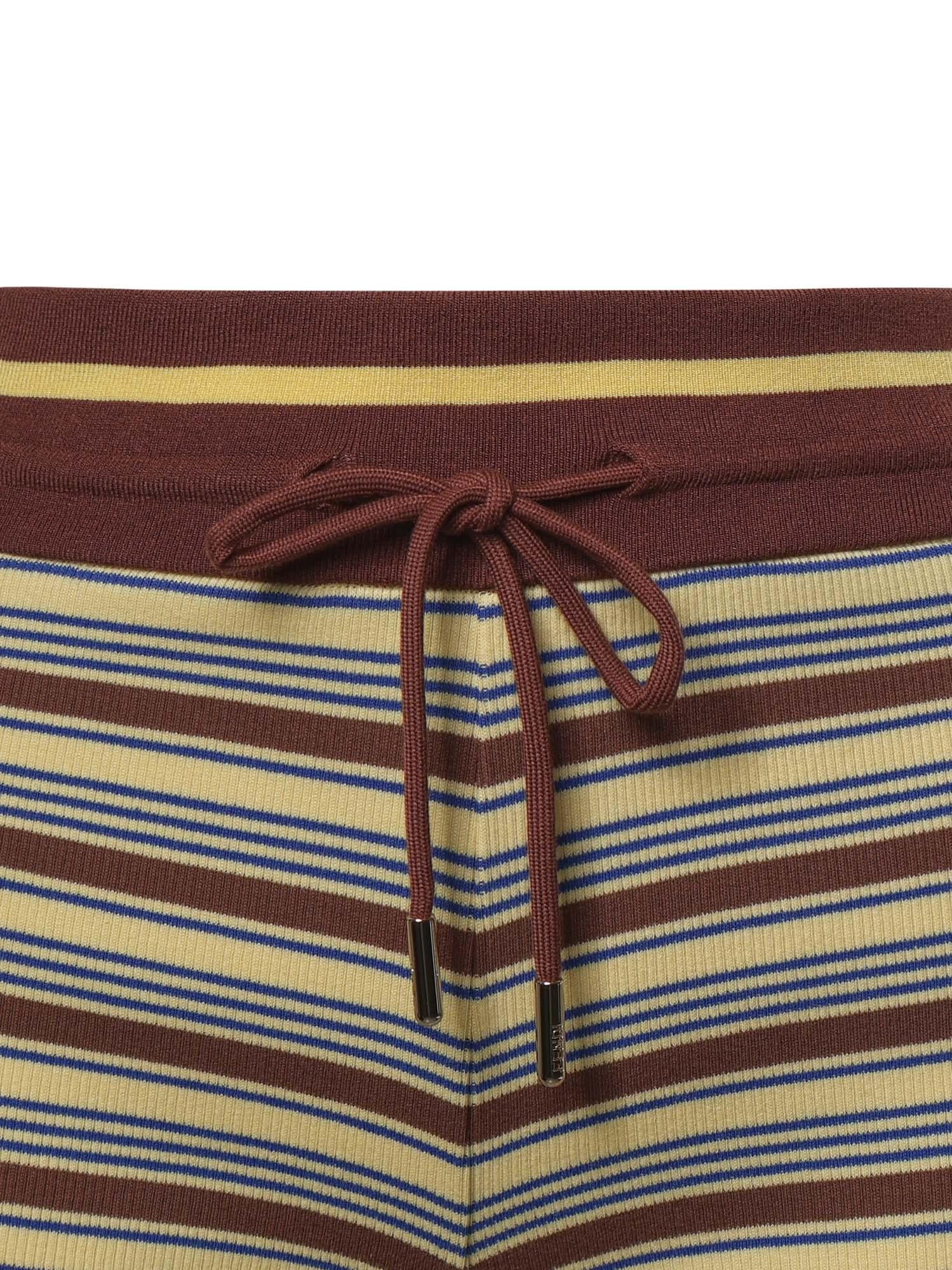 Short in maglia di cotone a righe FR6741 AW88F1X33 FENDI 