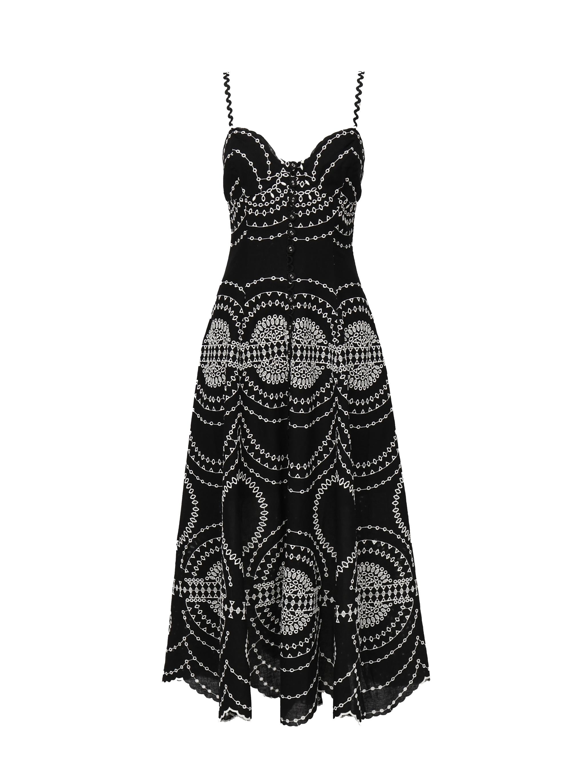 Vestito lungo Catta 254612 BLACK NELUM CHARO RUIZ 