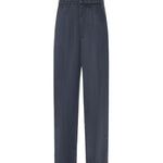 Pantaloni Elois in lino e lyocell DP843 CF0197DBM5890 DONDUP 
