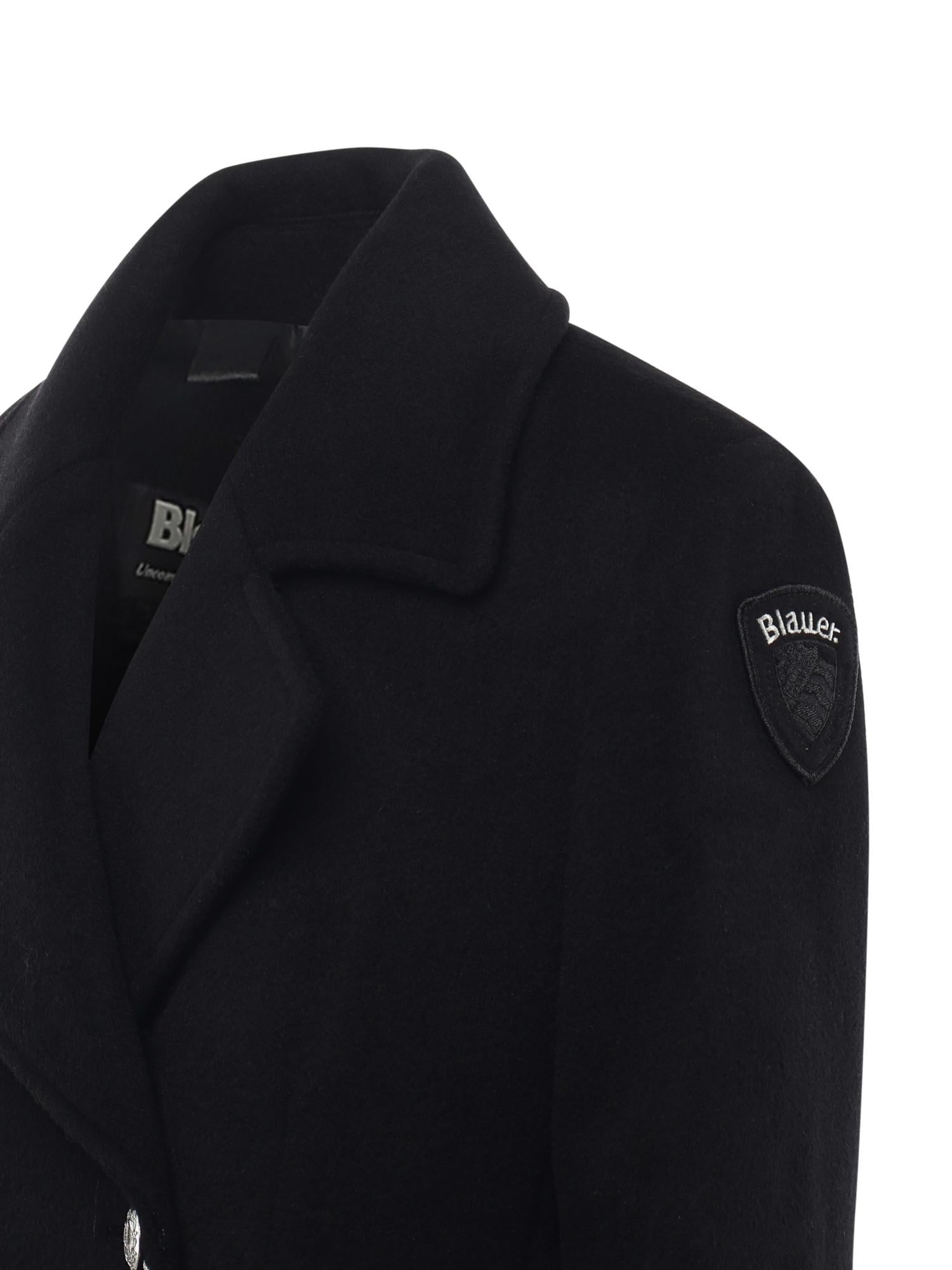 Cappotto doppiopetto Charlotte in lana 25WBLDK01375 007378999 BLAUER 