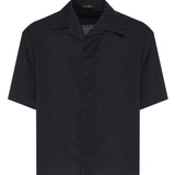 Camicia Molten in misto lana VOLTEN BLU GIULIANO GALIANO 