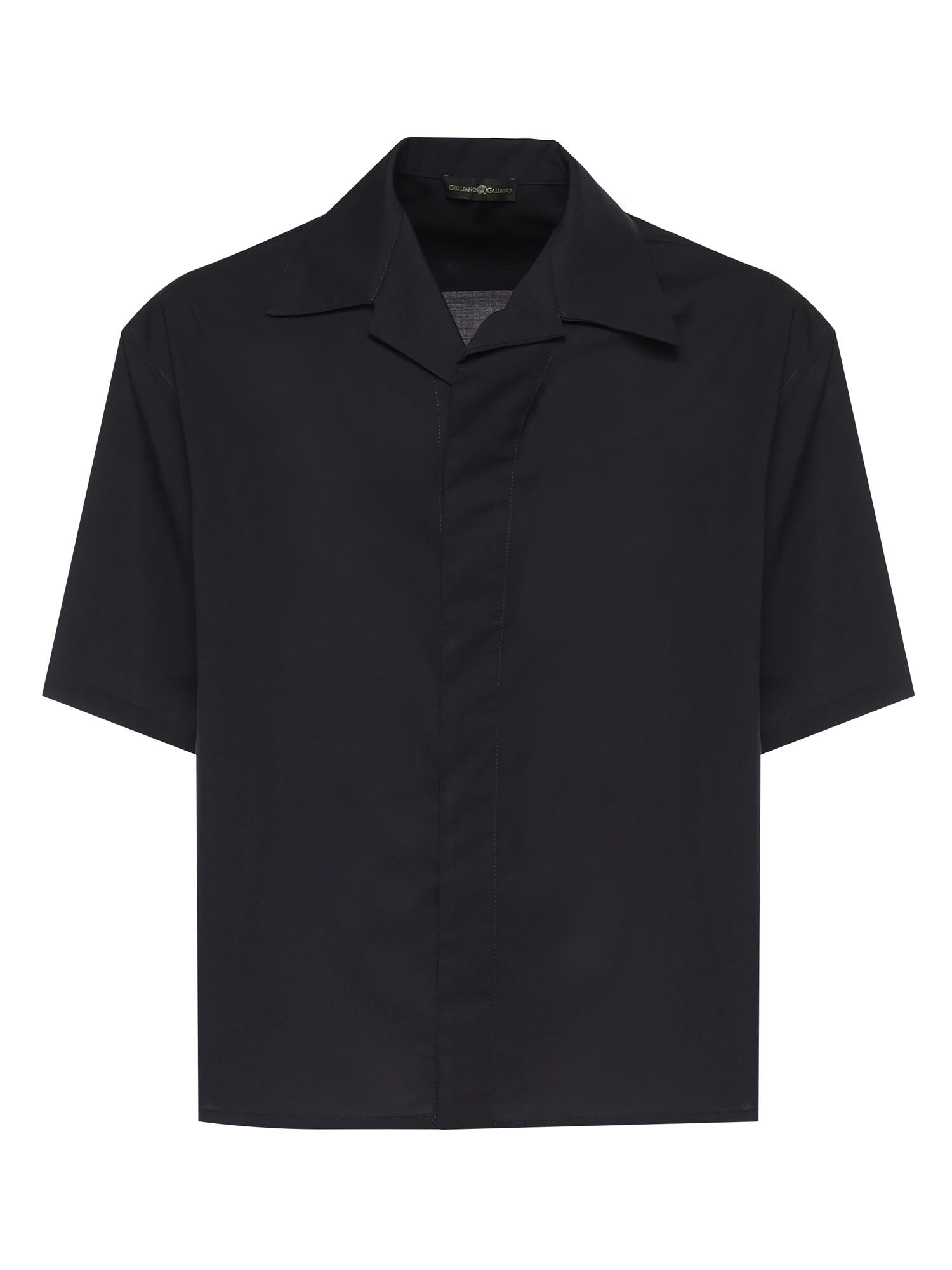 Camicia Molten in misto lana VOLTEN BLU GIULIANO GALIANO 