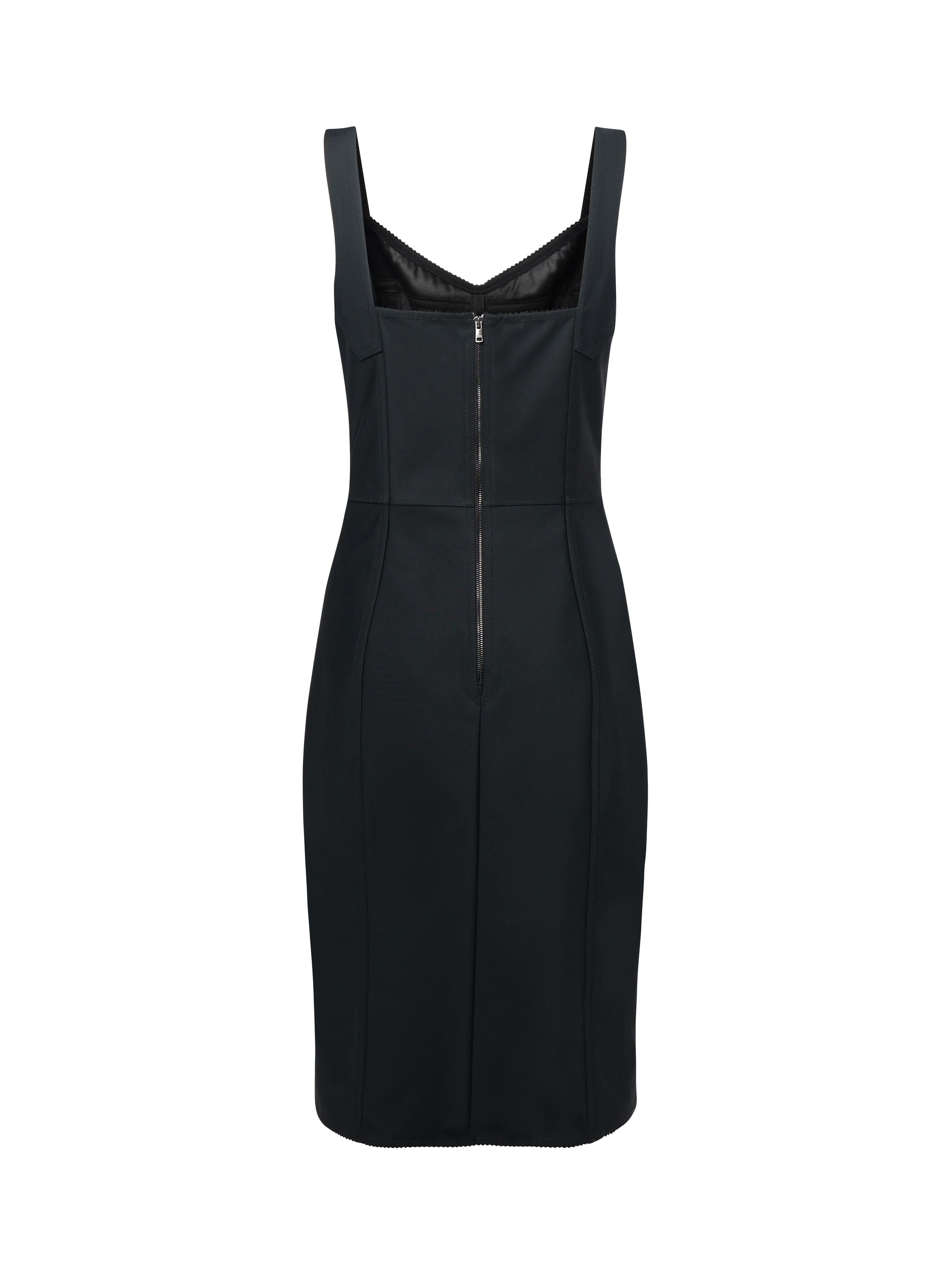 Abito in guaina elastica e pizzo F63G9T GDCLQN0000 DOLCE & GABBANA 