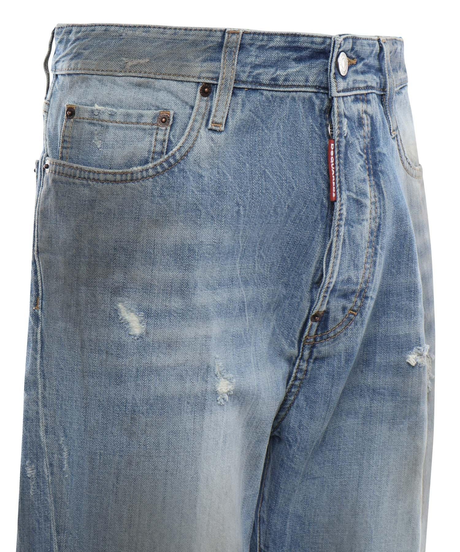 Jeans in denim di cotone S74LB1919 D30011470 DSQUARED2 