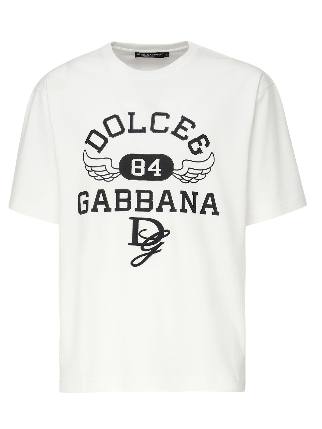 T-Shirt in cotone G8PN9Z G7NSNW0111 DOLCE & GABBANA 