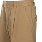 Pantaloni in cotone con pinces S74KB1062 D35264131 DSQUARED2 