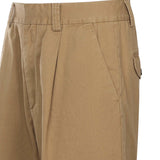 Pantaloni in cotone con pinces S74KB1062 D35264131 DSQUARED2 