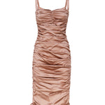 Abito midi in seta stretch F69R6T FURAGM0216 DOLCE & GABBANA 