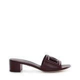 Slide in pelle di vitello con logo CR1139 AY32980343 DOLCE & GABBANA 