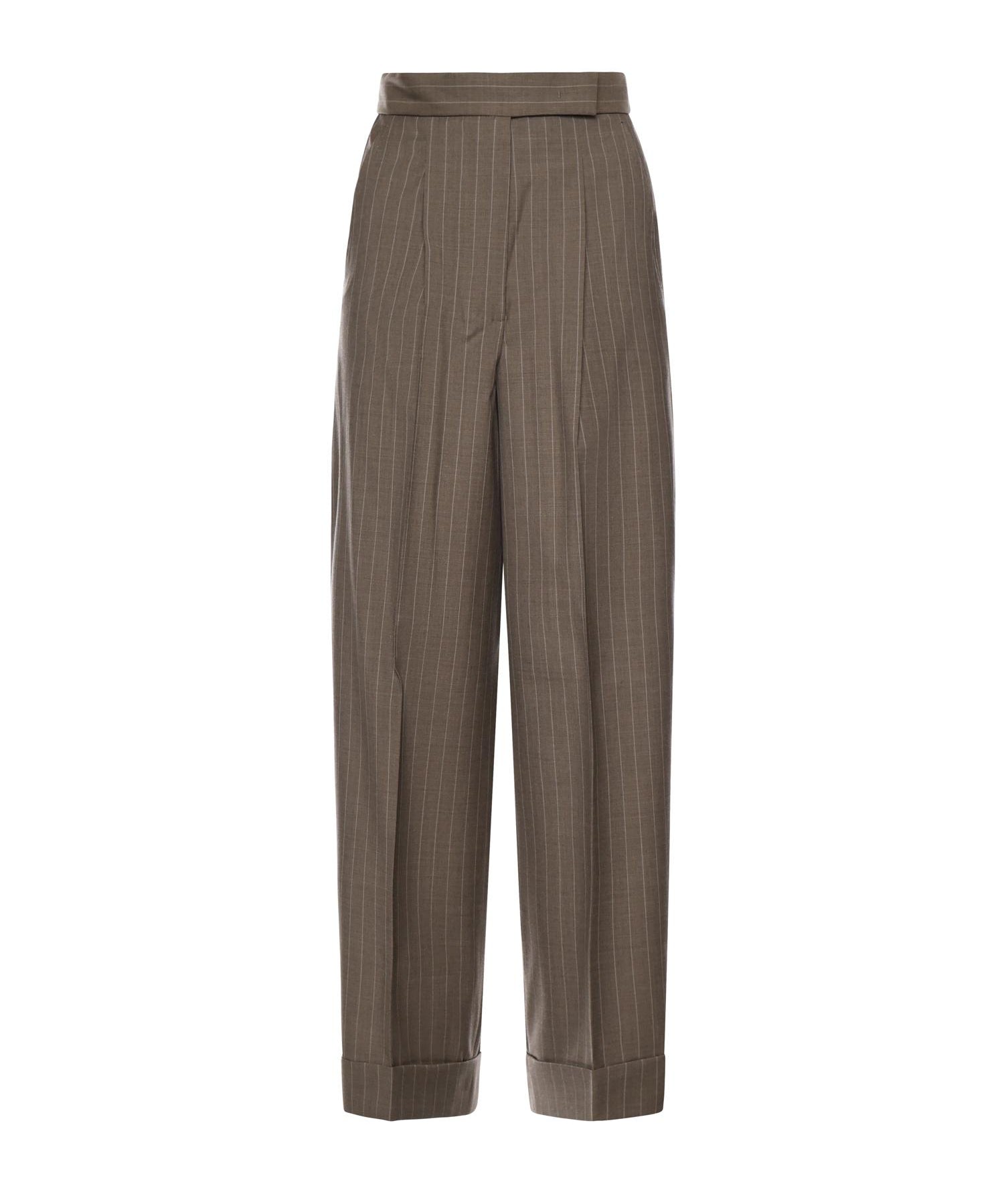 Pantalone in lana gessata 2611131151600 001 MAX MARA 
