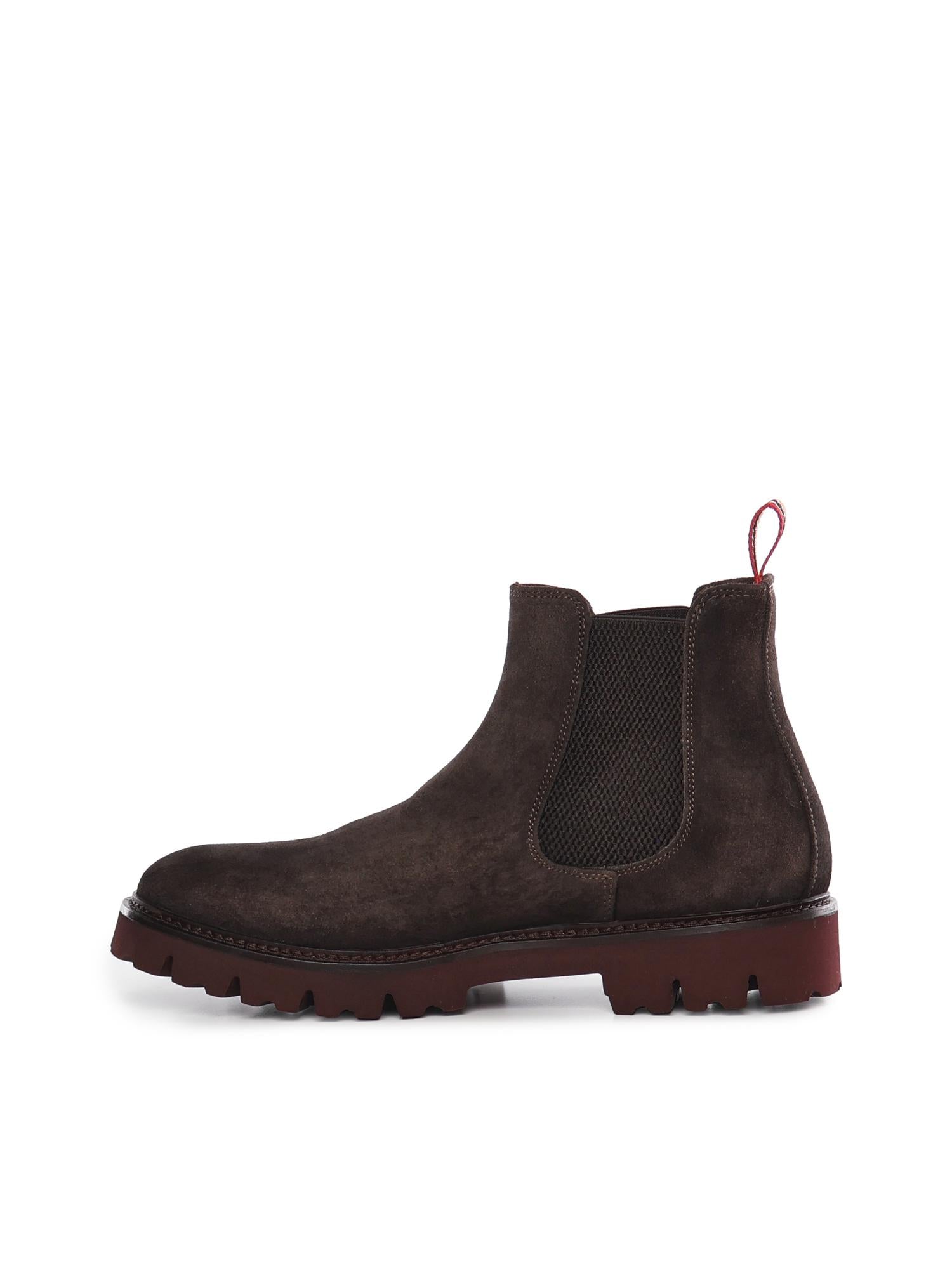 Chelsea Sergio in suede<BR/><BR/> SERGIO CAMOSCIOMORO GIULIANO GALIANO 