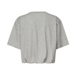 T-shirt cropped con ricamo logo 104257 A2F8I42 PINKO 