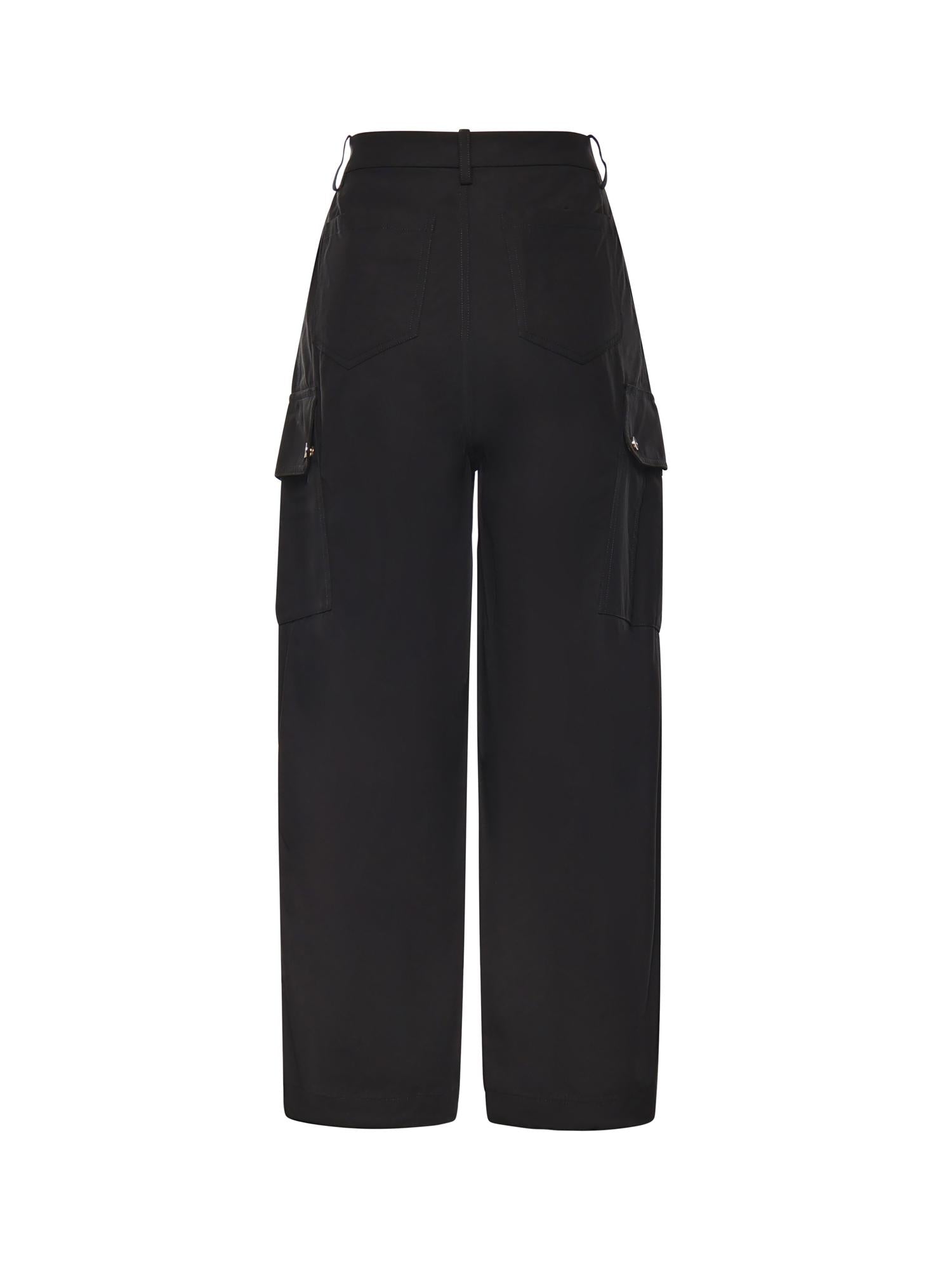 Pantaloni fluidi in cotone 106278 A2ERZ99 PINKO 