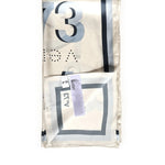 Foulard Alexandra con logo 73FD8Y801 ALEXANDRAAZZURRO/MULTICOLOR V° 73 