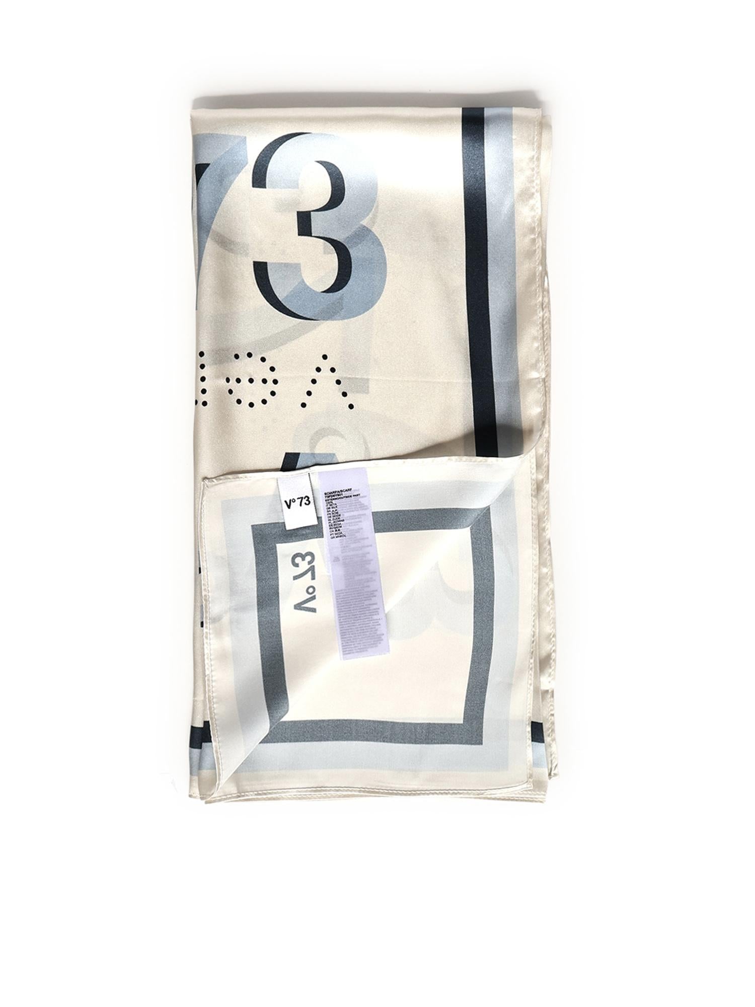 Foulard Alexandra con logo 73FD8Y801 ALEXANDRAAZZURRO/MULTICOLOR V° 73 