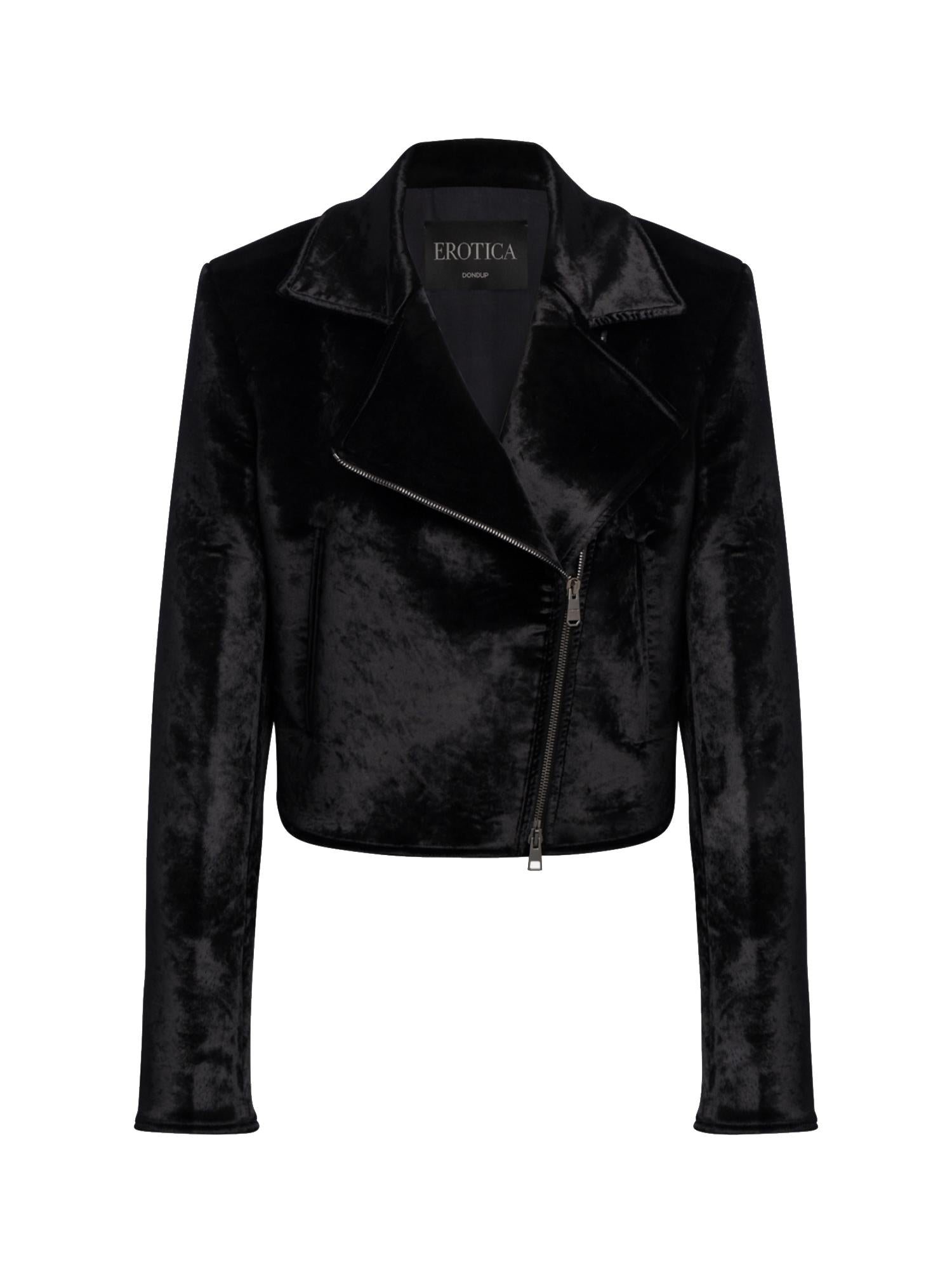 Biker in velluto DJ854 VS0040D999 DONDUP 