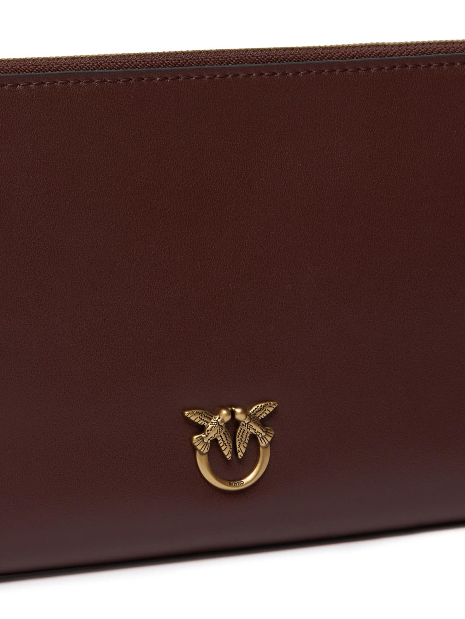 Borsa a tracolla Horizontal Flat in pelle<BR/> 102747 A0F1R49Q PINKO 