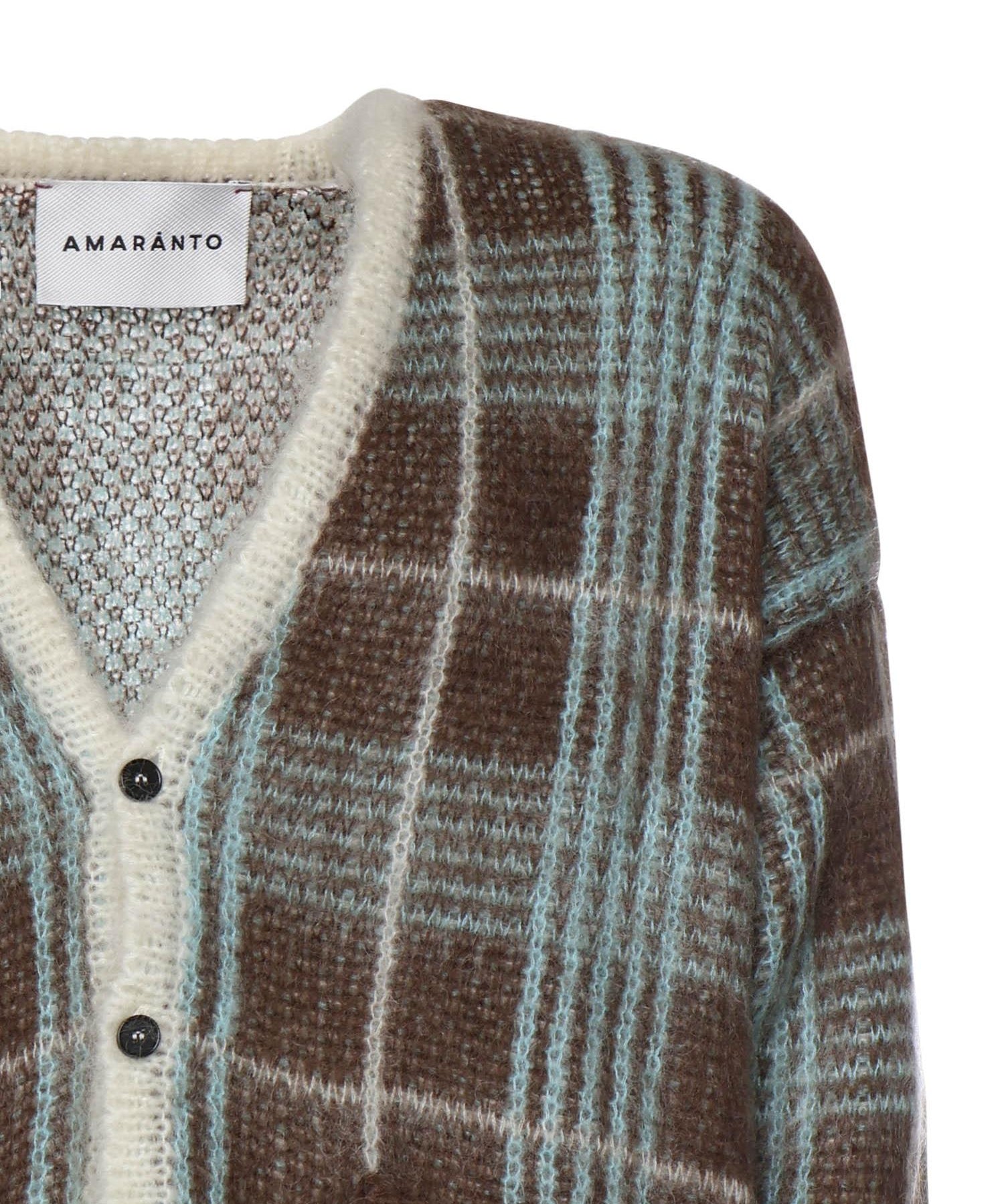 Cardigan in misto lana B9F0015 439 AMARANTO 