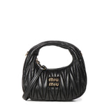 Mini borsa hobo Wander in nappa matelassé 5BP078 AN88F0002 MIU MIU 