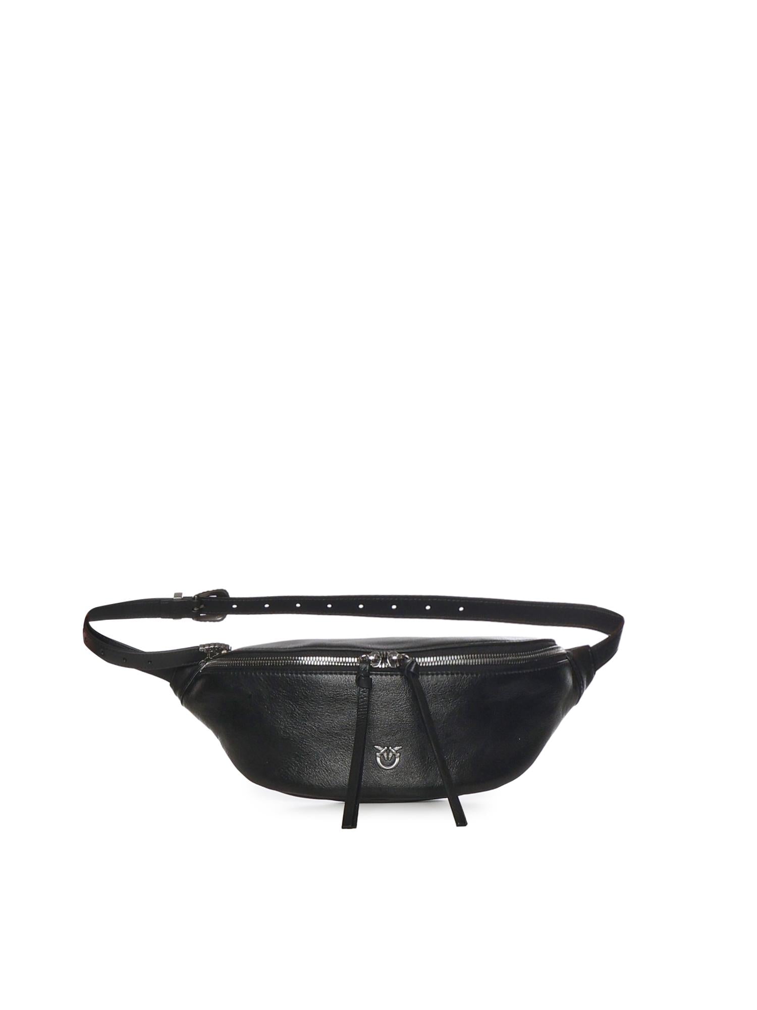 Marsupio in pelle new biker 106724 A2JGZ99O PINKO 