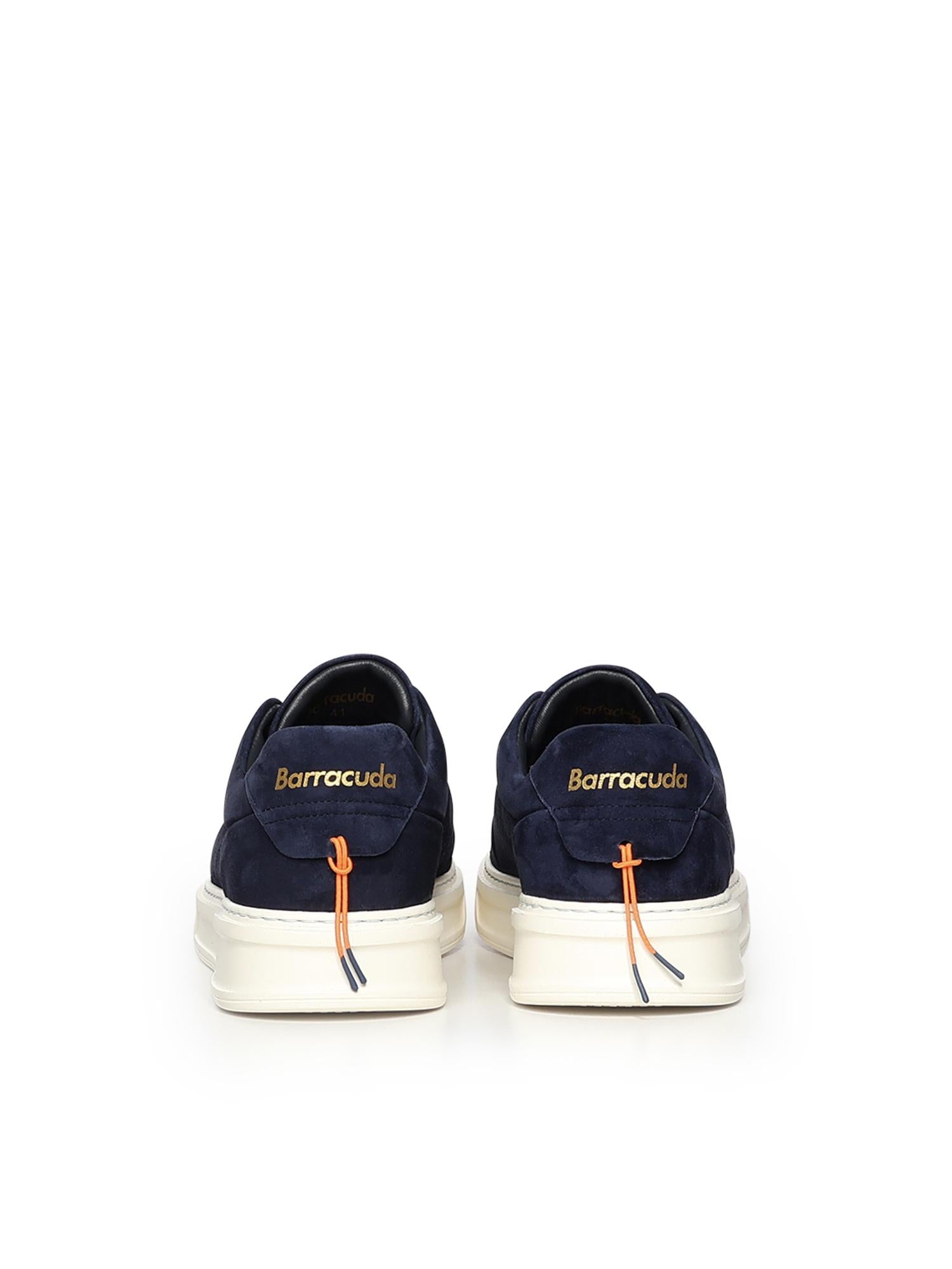 Sneaker Phoenix in camoscio BU3612 NAVY BARRACUDA 