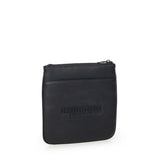 Borsa a tracolla piatta nera in similpelle XM000155 AF11931UB101 ARMANI EXCHANGE 