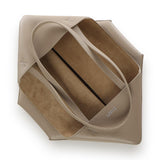 Borsa Tote Puzzle Fold media orizzontale in pelle di vitello A779PEWX04 5541 LOEWE 