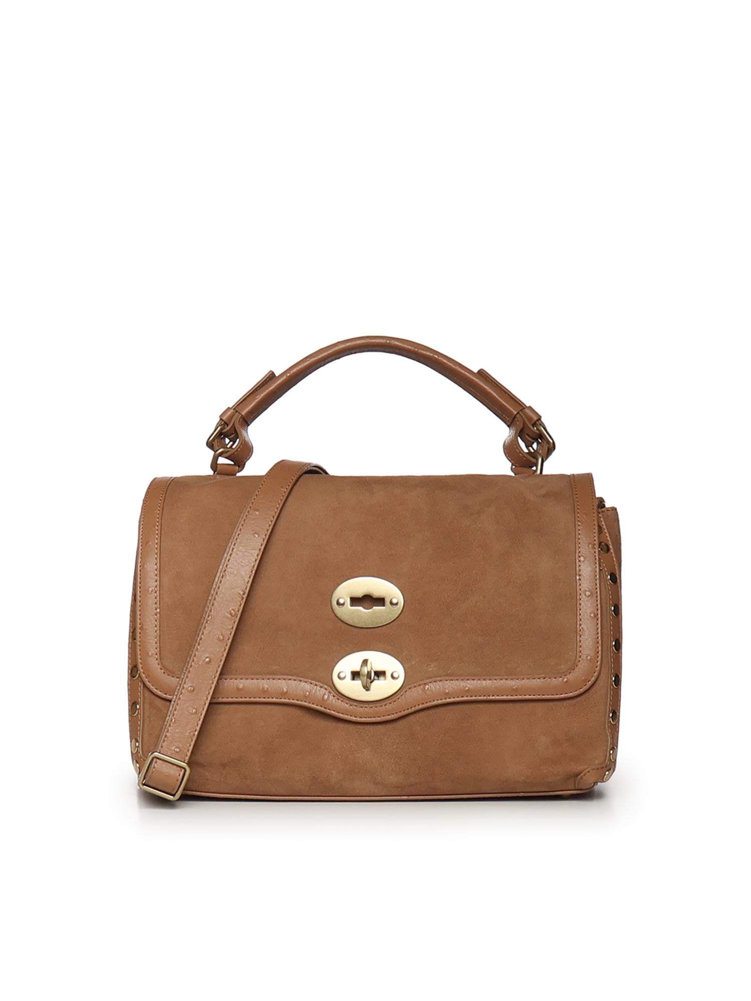 Borsa Postina® small in pelle zashmere® e cactus 070790 -2270000Z0248 ZANELLATO 