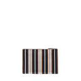 Pochette piatta a righe signature media<BR/> 7N0158 AUGXF1SCR FENDI 