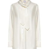 Camicia in satin di seta fluida 862348 V6H109071 BOTTEGA VENETA 