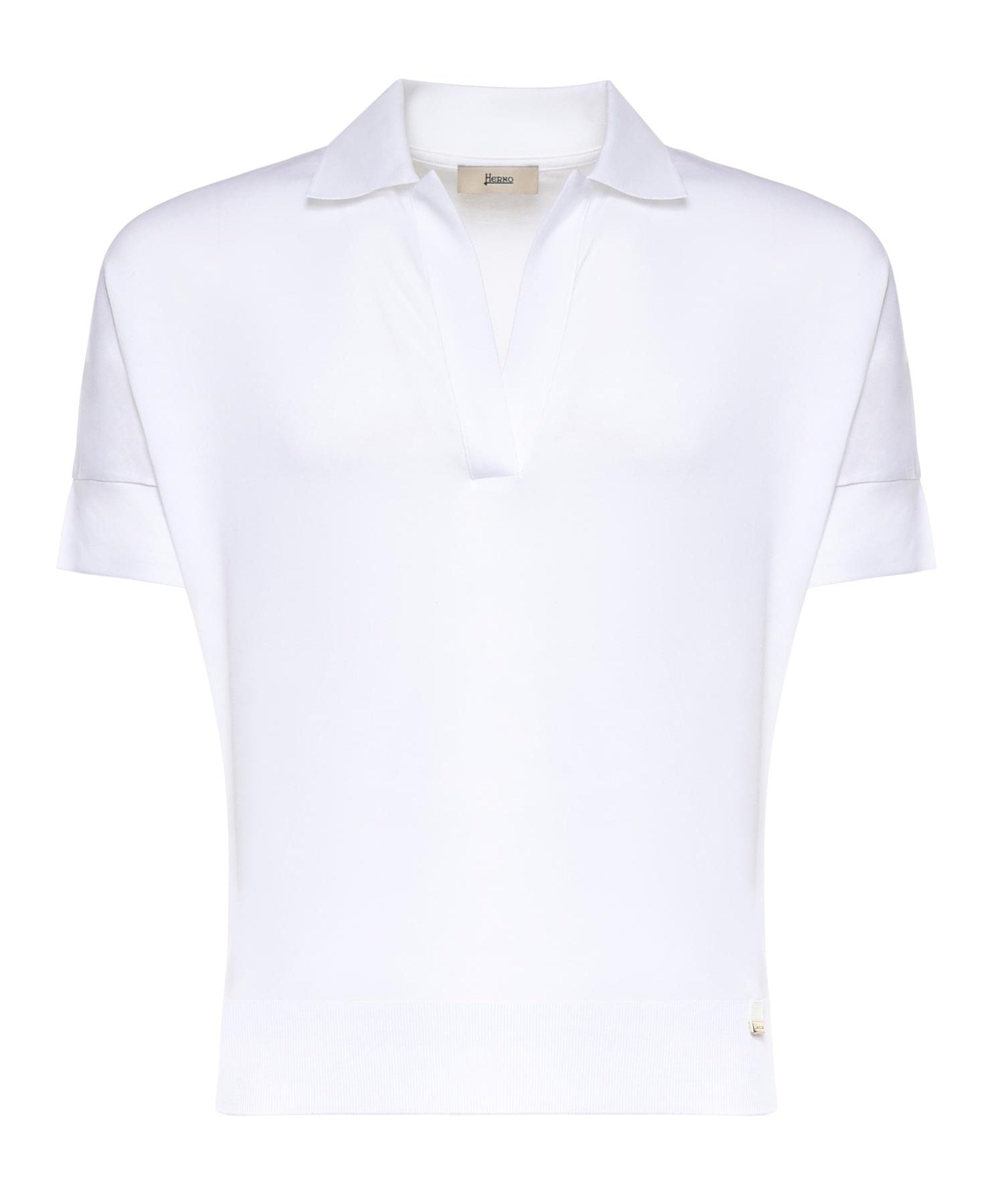 Polo in glam knit effect JPL00113D 520561000 HERNO 