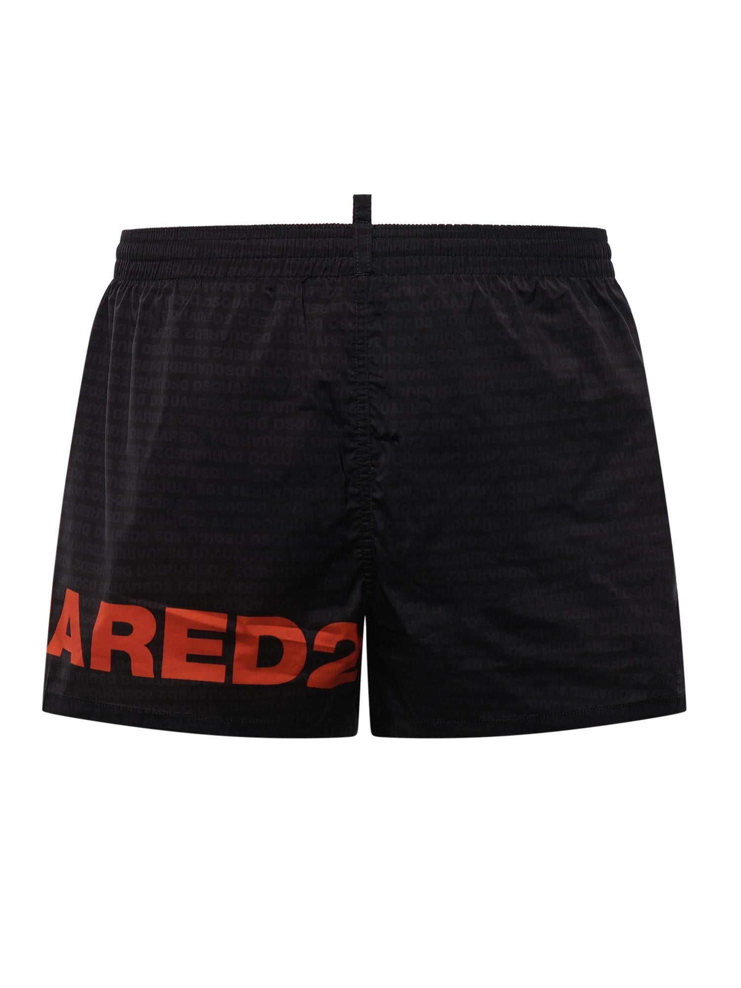 Boxer mare midi con logo D7B5C6600 015 DSQUARED2 
