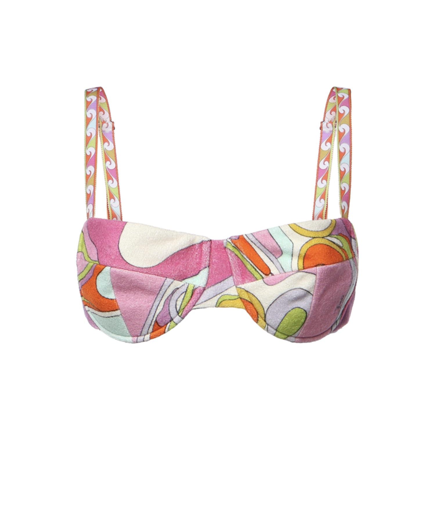 Top in spugna con stampa Orchidee 6HRM45 6H839027 PUCCI 