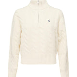 Maglione in lana e cashmere con logo 211972130 003 POLO RALPH LAUREN 