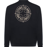 Felpa in cotone con stampa 'Outline Compass' L1S156100001 S0283V0020 STONE ISLAND 