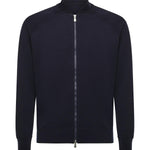 Felpa con zip in lana<BR/> 14803 57133598 GALIANO 