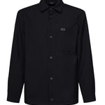 Giacca camicia in tela di lana NAM04500500UMA U808 FAY 