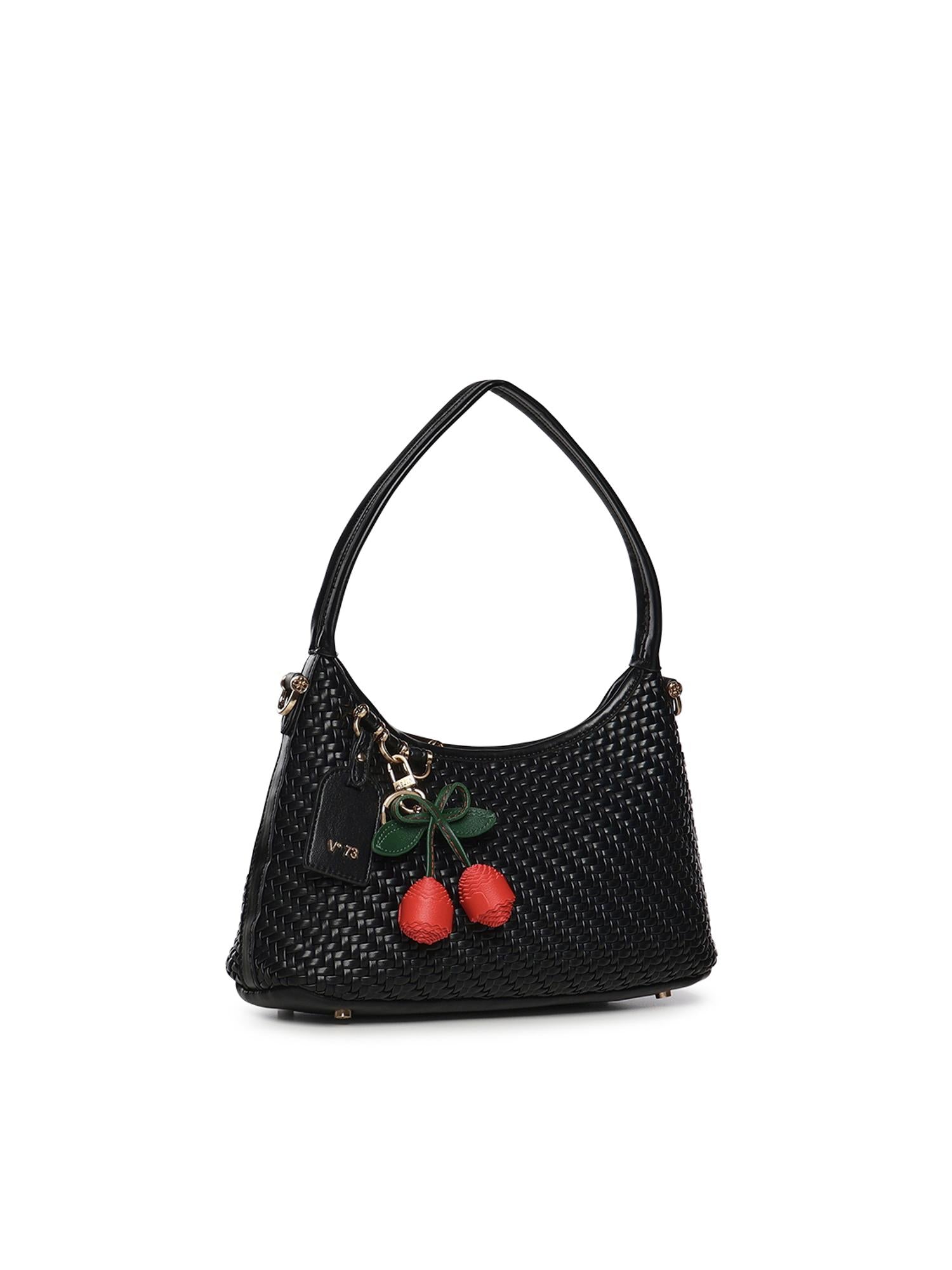 Borsa a spalla Zelda in pelle 73BS9O603 ZELDANERO V° 73 