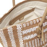 Borsa Shopping Stefanie 73BS8ZL01 STEFANIECUOIO/BIANCO V° 73 