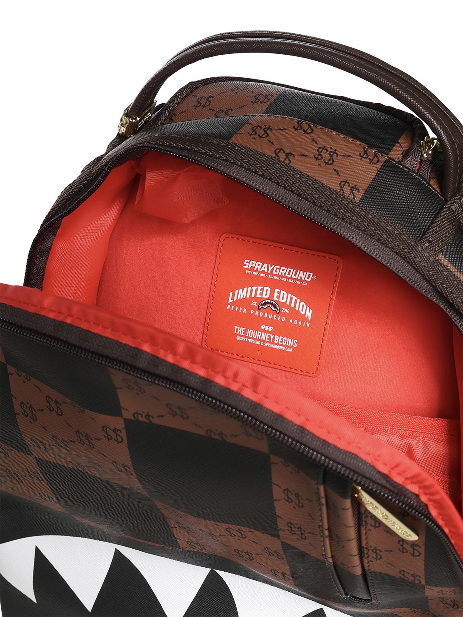Zaino Enlarged Check Paris DLXSV 910B6263NSZ  SPRAYGROUND 