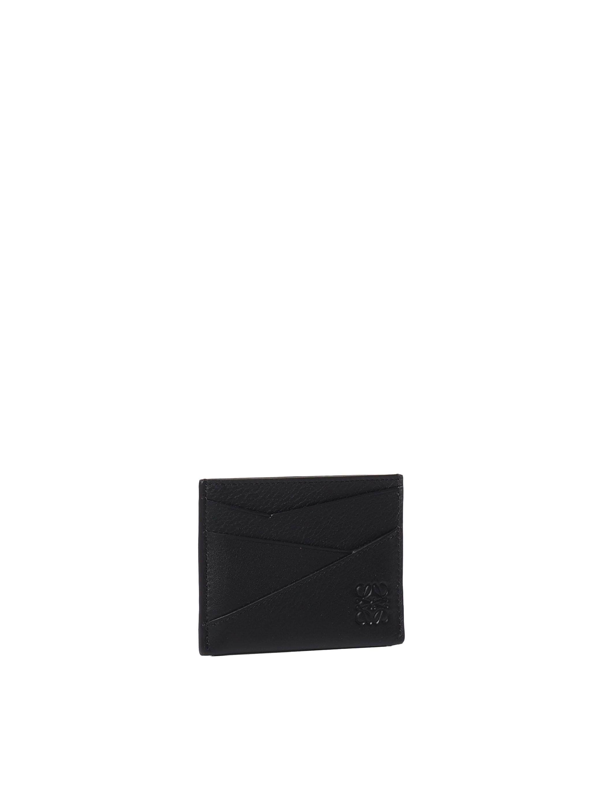 Portacarte Puzzle in pelle di vitello C510Q77X02 1100 LOEWE 