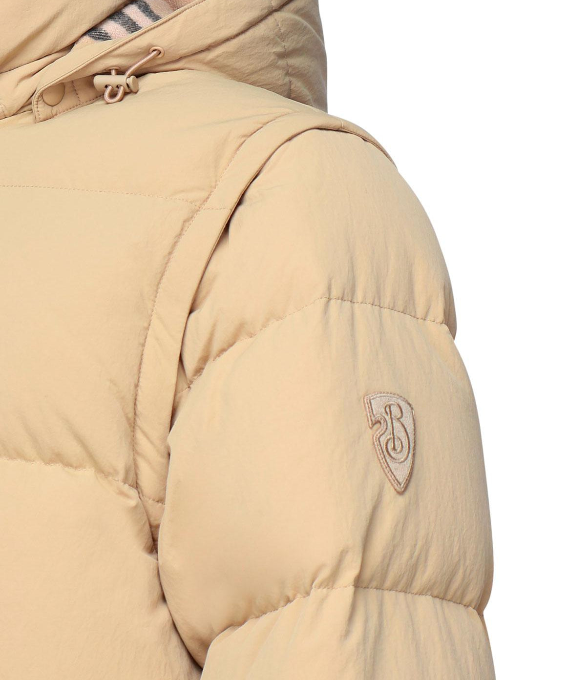 Piumino in nylon con maniche staccabili 8097944 C1901 BURBERRY 