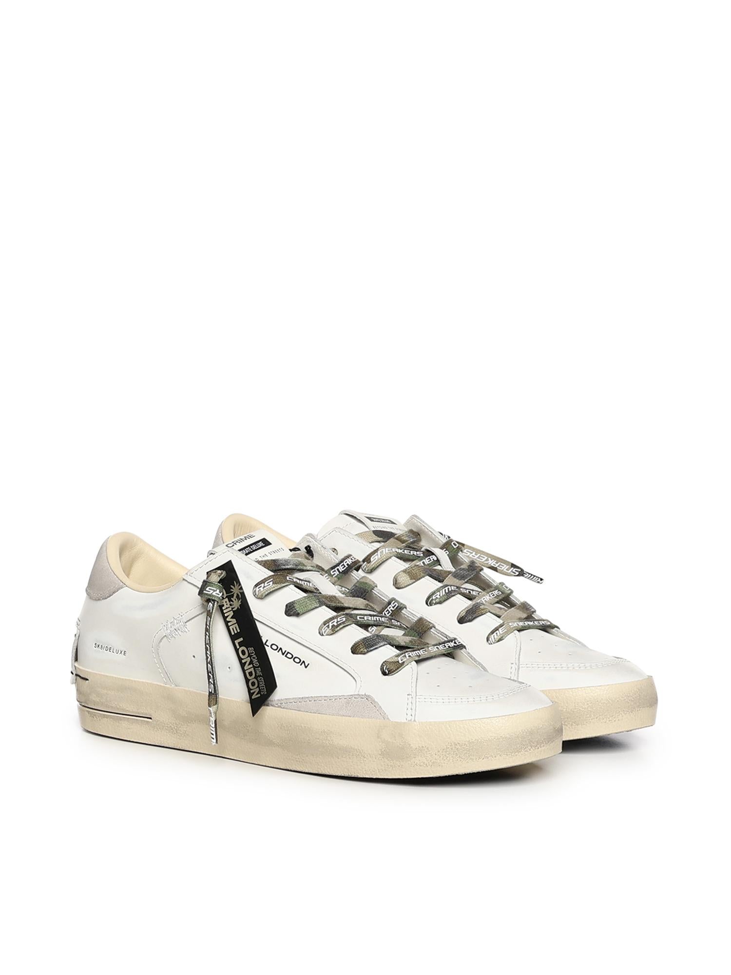 Sneaker Sk8 Deluxe<BR/> 19108PP8B WHITE CRIME LONDON 
