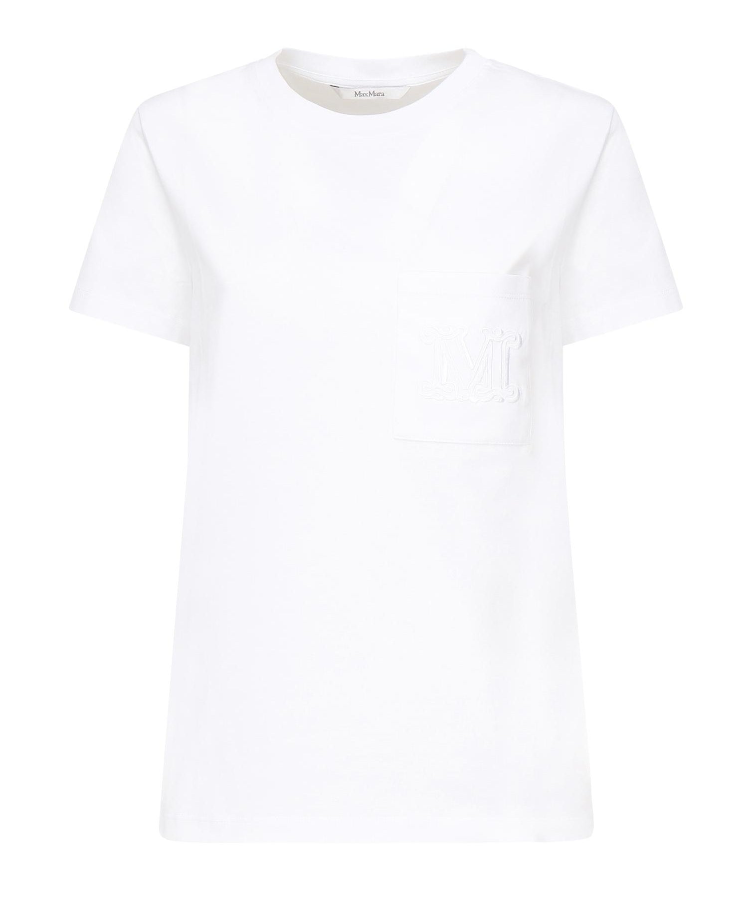 T-shirt in jersey di cotone 2521946041600 001 MAX MARA 