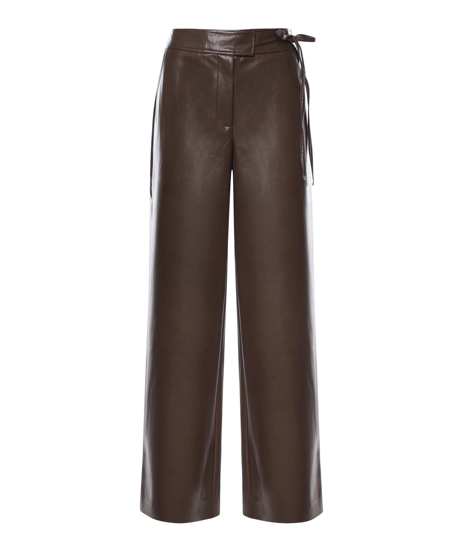 Pantalone gamba larga similpelle 5BGB08 7389AG1DL MARCIANO BY GUESS 